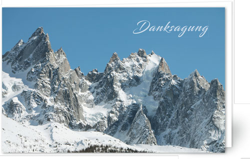 Berge (Nadeln von Chamonix)